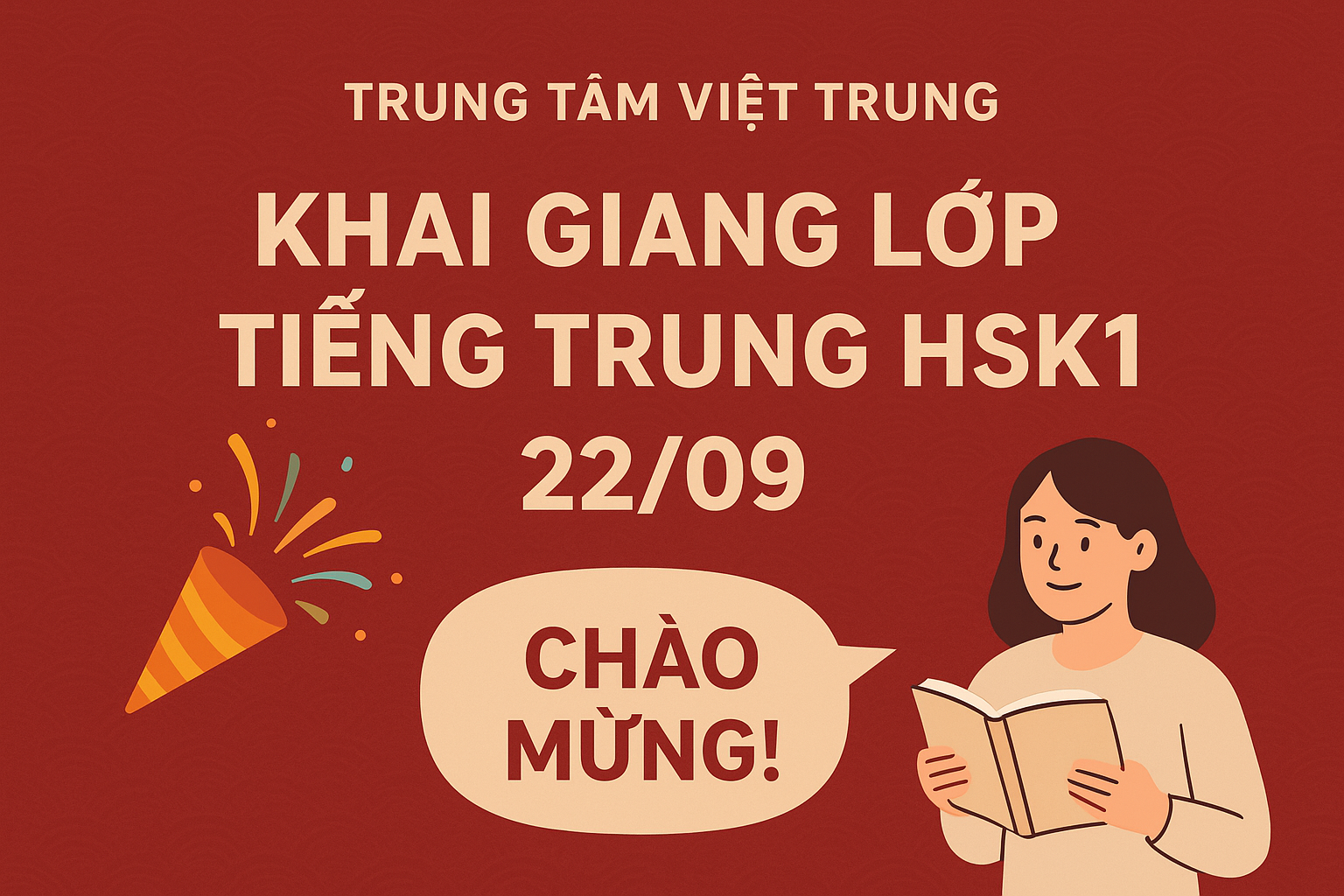Khai giảng lớp Tiếng Trung HSK1 – 22/09