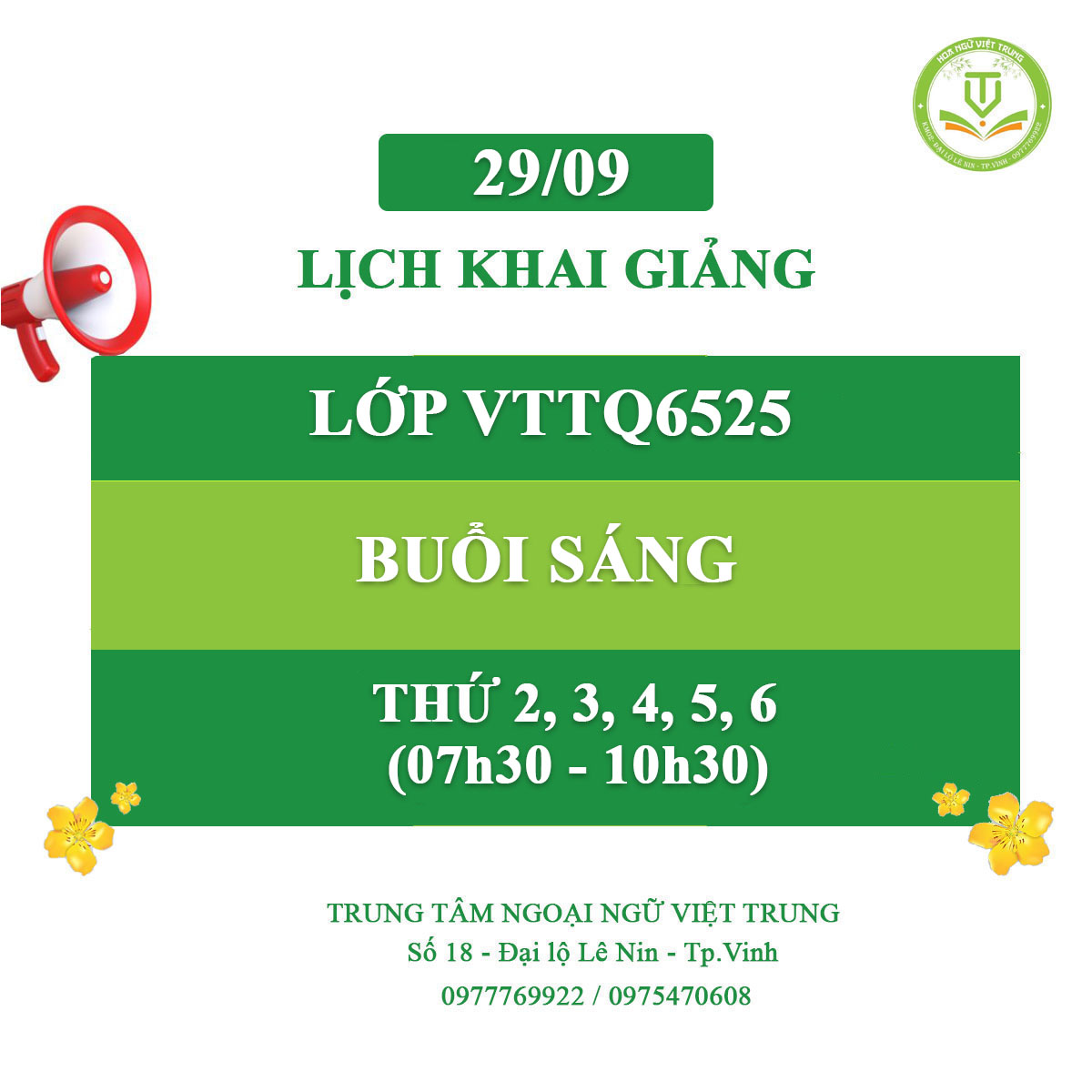 𝐋𝐈̣𝐂𝐇 𝐊𝐇𝐀𝐈 𝐆𝐈𝐀̉𝐍𝐆 𝐋𝐎̛́𝐏 𝐓𝐈𝐄̂́𝐍𝐆 𝐓𝐑𝐔𝐍𝐆 𝐍𝐆𝐀̀𝐘 𝟐𝟗/𝟎𝟗/2025