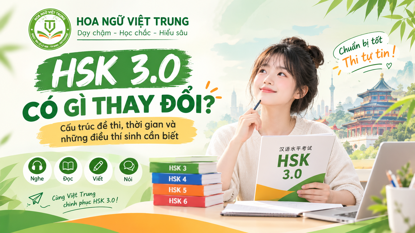 HSK 3.0 CÓ GÌ THAY ĐỔI? NHỮNG ĐIỀU THÍ SINH CẦN BIẾT